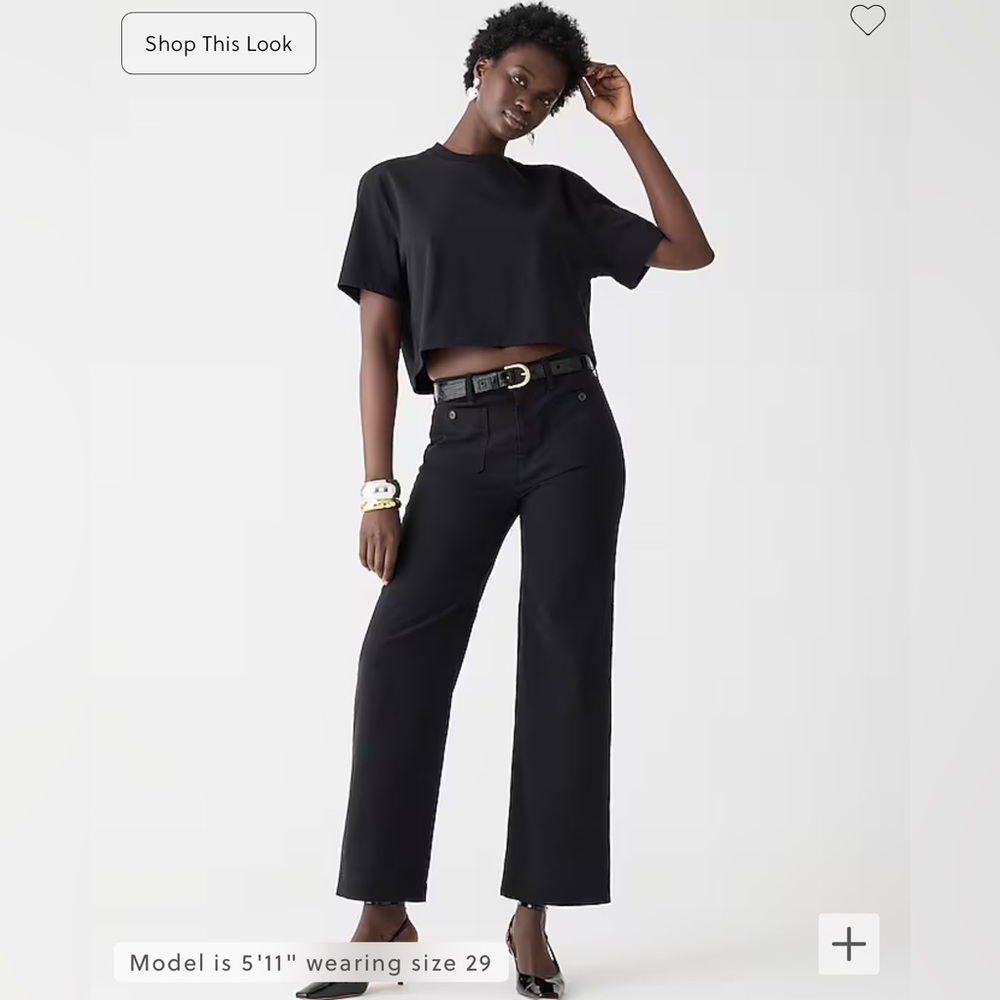 BRAND NEW! J Crew Sailor slim wide-leg chino pant size 25